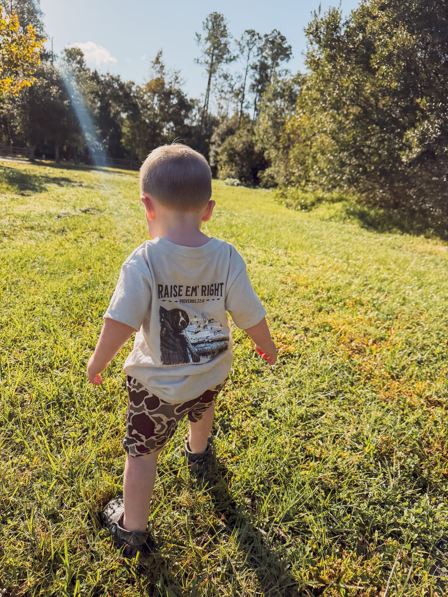 Retro Camo Toddler Shorts