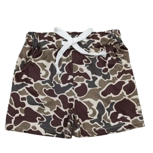 Retro Camo Toddler Shorts